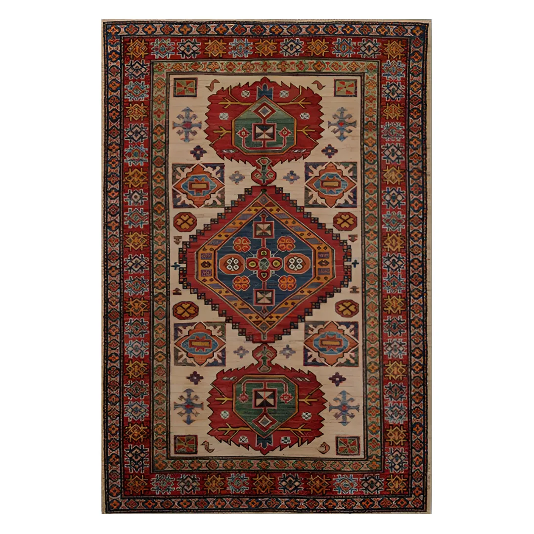 فرش مخمل نادی طرح سنتی کد O110